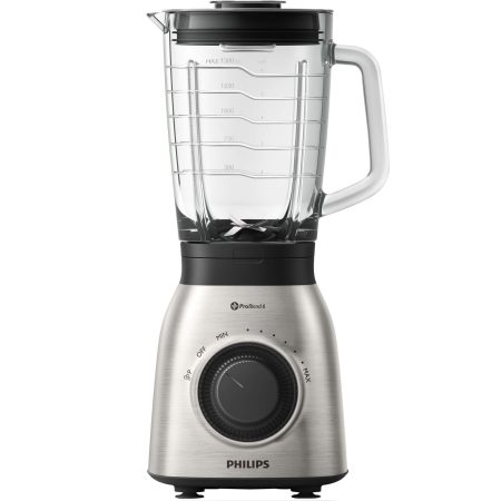 Blender Philips HR3555/00, 700 W, 2 l, Viteza variabila, Argintiu