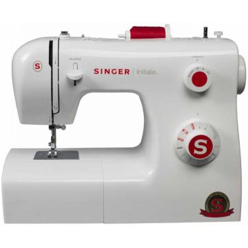 Masina de cusut Singer Initiale 2250, 9 programe, 1500 rpm, Alb