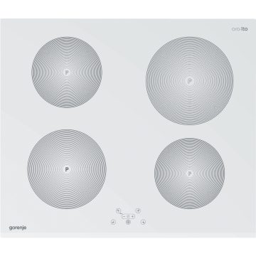 Plita incorporabila Gorenje Ora Ito IT65ORAW, Inductie, 4 Zone de gatit, Touch control, Alb