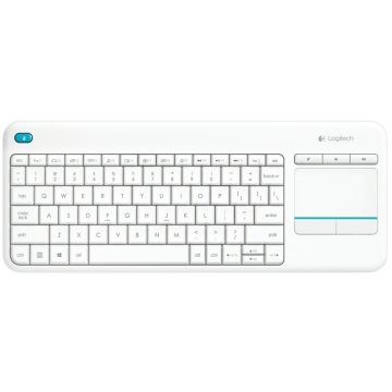 Tastatura Logitech Touch K400 Plus 920-007146, Wireless, USB, Alb