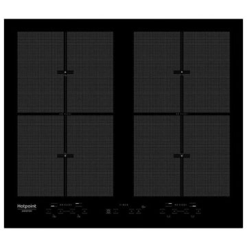 Plita incorporabila Hotpoint KIU 642 F B, Inductie, 4 zone de gatit