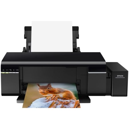 Imprimanta InkJet Color Epson L805 CISS, A4, Wireless, Negru