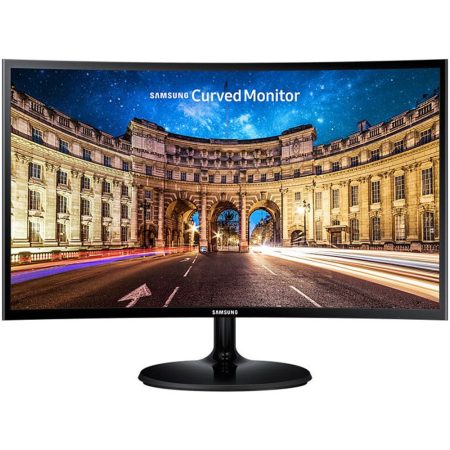 Monitor LED Curbat SAMSUNG LC24F390FHUXEN, 24", Full HD, VA, HDMI, FreeSync, Flicker Free, Negru