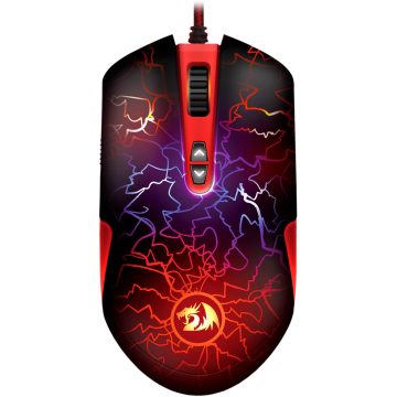 Mouse gaming Redragon LavoWolf, 3500 dpi, Negru