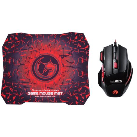 Kit Mouse + Mousepad Gaming Marvo M315 + G1
