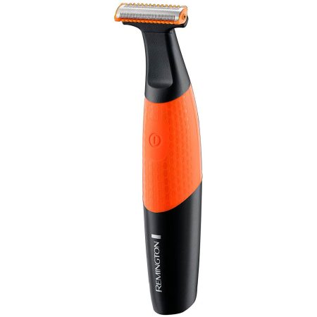 Aparat de ras si tuns barba Remington Durablade MB010, Acumulator, Cap barbierit cu o lama, Umed/Uscat, Portocaliu/Negru