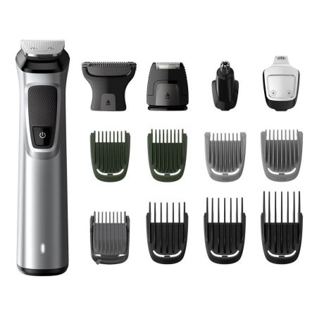 Aparat de tuns barba si parul Philips Multigroom 14 in 1 MG7720/15, Acumulator, 1-16 mm, Argintiu