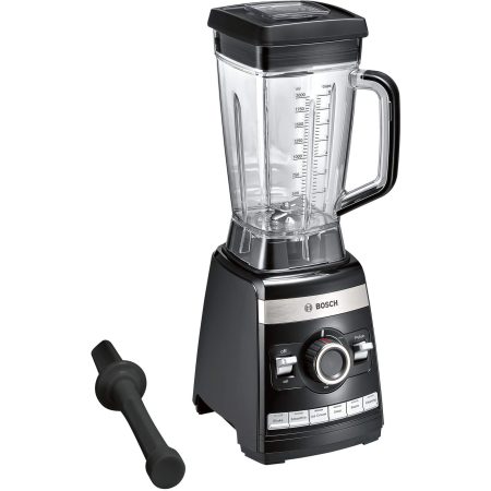 Blender Bosch MMBH6P6B, 1600 W, 2 l, Viteza variabila, Negru