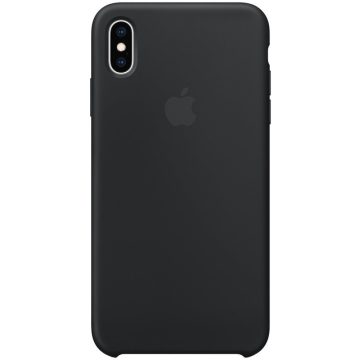 Carcasa de protectie Apple MRWE2ZM/A Silicone pentru iPhone Xs Max, Negru