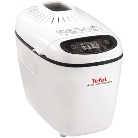 Masina de paine Tefal Home Bread Baguette PF610138, 1650 W, 1500 g, 16 programe, Alb