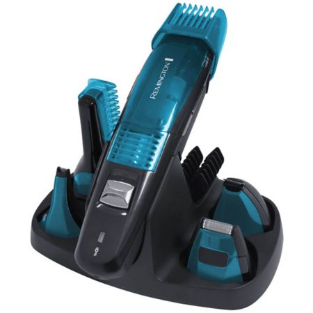 Kit de ingrijire faciala Remington Vacuum PG6070, Acumulator, 2-16 mm, Albastru