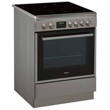 Aragaz electric Whirlpool ACMT 6533/IX, 4 zone gatit, Grill, 60 cm