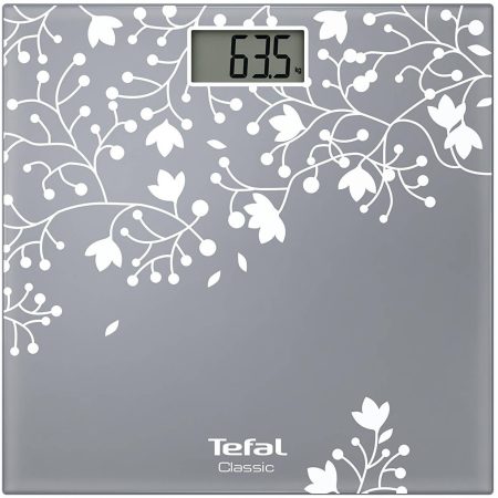 Cantar electronic Tefal Classic Decor PP1140V0, 160 kg, Argintiu