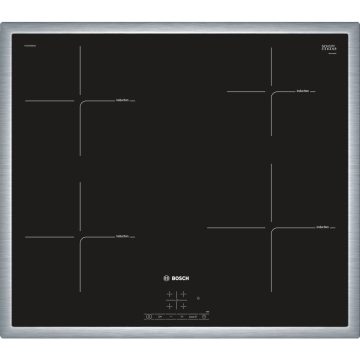 Plita incorporabila Bosch PUE645BB2E, Inductie, 4 zone de gatit