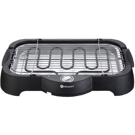 Gratar electric Rohnson R256, 2000 W, 250 grade C, 2 trepte, Negru
