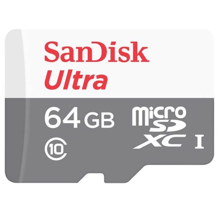 Card memorie Micro-SDHC SanDisk Ultra, 64GB, Clasa 10 UHS-I