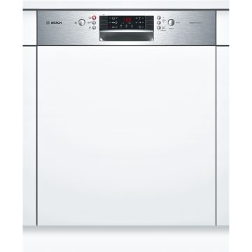 Masina de spalat vase semi-incorporabila Bosch SMI46KS01E, 13 Seturi, 6 Programe, Clasa E (clasificare energetica veche Clasa A++)