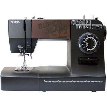 Masina de cusut Toyota Super Jeans 34, 34 programe, 800 rpm, Negru