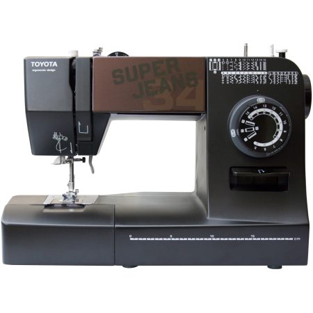 Masina de cusut Toyota Super Jeans 34, 34 programe, 800 rpm, Negru
