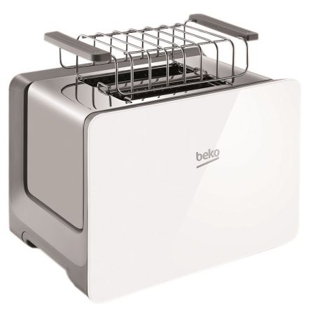 Prajitor de paine Beko TAM6202W, 870 W, 2 felii, Alb