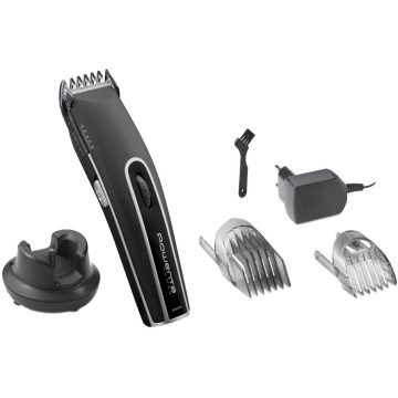 Aparat de tuns Rowenta Nomad TN1410F0, Acumulator, 3-30 mm, 19 trepte, Negru