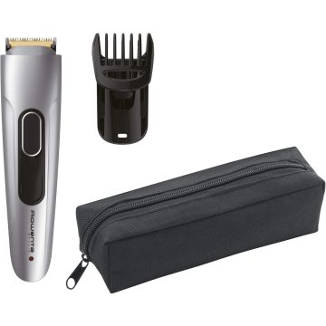 Aparat de tuns barba Rowenta TN2850F4, Acumulator, 0.5-10 mm, Negru/Argintiu