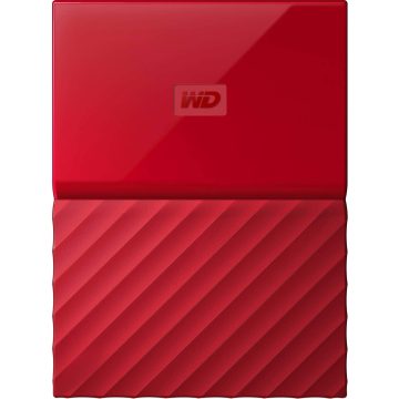 HDD extern Western Digital My Passport, 1TB, 2.5", USB 3.0, Rosu