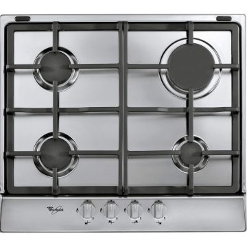Plita incorporabila Whirlpool AKR351/IX, Gaz, 4 arzatoare