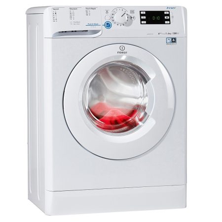 Masina de spalat rufe Indesit XWSNE 61253 W, 1200 rpm, 6 kg, Clasa A+++, Alb