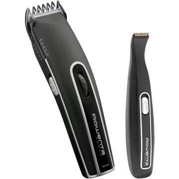 Set ingrijire faciala/capilara Rowenta YD3031, Acumulator, 3-30 mm, 19 trepte, Negru