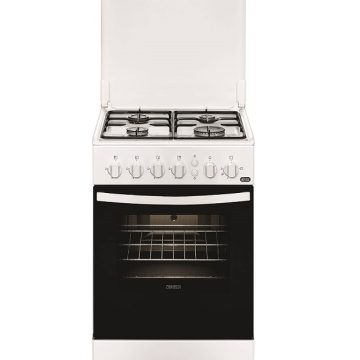 Aragaz pe Gaz Zanussi ZCG212H1WA, Grill, 4 arzatoare