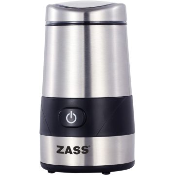 Rasnita de cafea Zass ZCG 07, 200 W, 60 g, Argintiu