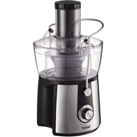 Storcator de fructe si legume Tefal ZE550D38, 800 W, 0.8 l, Argintiu/Negru