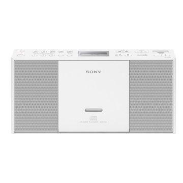 Radio CD portabil Sony ZS-PE60W, USB, Alb