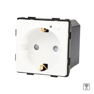 Modul Priza Inteligenta Wi-Fi cu Monitorizare Consum, Fara Rama Din Sticla LUXION