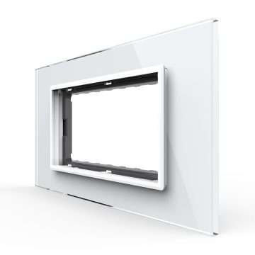 Rama din sticla Livolo standard Italian 4 module – Serie noua