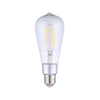 Bec inteligent Shelly Vintage ST64, Dimmer, Wi-Fi, Control aplicatie, E27, 7W, 750 LM