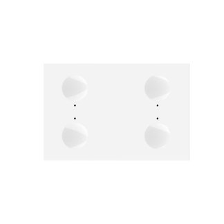 Modul intrerupator cvadruplu cu touch Livolo standard Italian, Serie noua