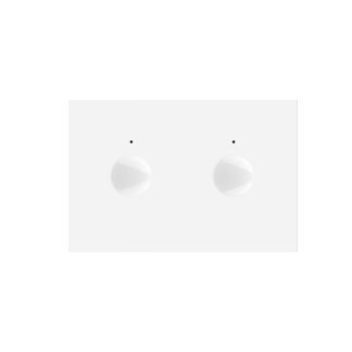 Modul intrerupator dublu cu touch Livolo standard Italian, Serie noua