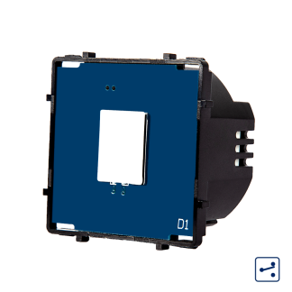 Modul Intrerupator Simplu Cap Scara / Cruce cu Touch LUXION, Serie A