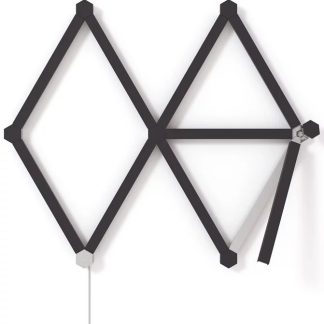 Kit Nanoleaf Lines Skin, Matte Black, 9 Bucati