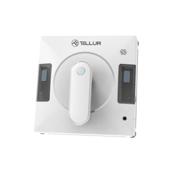 Robot smart de curatare geamuri Tellur RWC02, Putere 72W, Baterie 500 mAh, 3 Moduri, Alb – Resigilat
