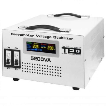Stabilizator retea maxim 5200VA-SVC cu servomotor monofazat TED000200