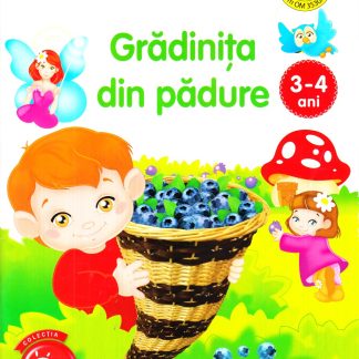 DESENEZ SI COLOREZ. Gradinita din padure. 3-4 ani