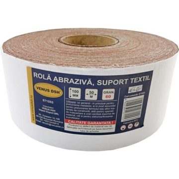 Rola abraziva, suport textil, 60 (100 mm x 50 m), DSH 071553