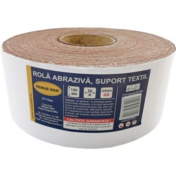 Rola abraziva, suport textil, 46 (100 mm x 50 m), DSH 071546