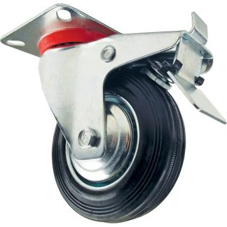 Roata furca pivotanta, frana - 160 x 40 mm, DSH 410239