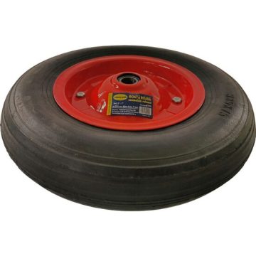 Roata roaba 14" x 3.5 - 7, ax d20 x 71 mm, semisolida, rulment, DSH 411991