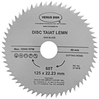 Disc taiat lemn 230 x 22.23 mm - 80 t, DSH 271632
