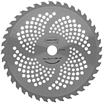 Disc cosire pentru motocoasa tct 250x25.4x1.3 mm - 40t, DSH 271854